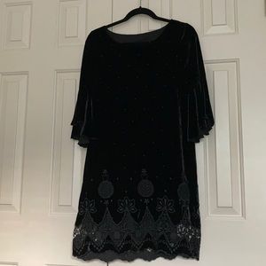 Black velvet Love Johnny Was dress